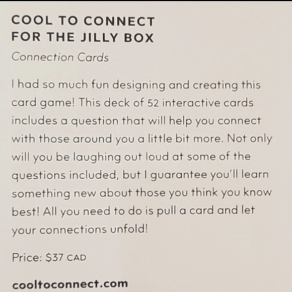 Fall Jilly Box Items: LSTN Wanderlust Travel Speaker and Cool to Connect Cards - Picture 5 of 5